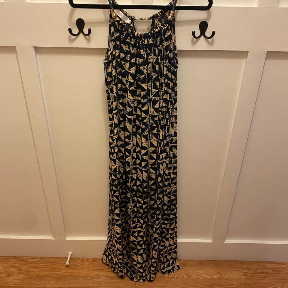 Geometrical maxi dress
